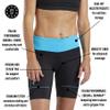 Zoot Core Womens 8-Inch Tri Shorts - Performance Triathlon Shorts with Endura Fabric and Hip Holster Pockets (Cascade, Small) view 2