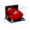 Better Display Cases Acrylic Baseball Cap Display Case with Mirror and White Risers (A006-WR) view 2