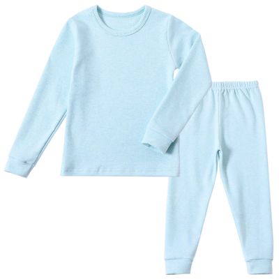 JWWN Kids Winter Thermal Underwear Long Johns Set Toddler Little Boys Girls Pajamas Warm Base Layer Set (Green,5T)