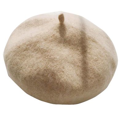 Ealafee Women Winter Hats Wool Bucket Hats Beret Caps Girls Beanies Bowler Cloche Fedora Light Camel