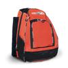 No Errors Sports RBP Rookie Baseball and Softball Backpack - Baseball and Softball Bat Bag with Fence Hooks for Kids, 2 Bat Pockets Bag for Boys and Girls(orange) view 1