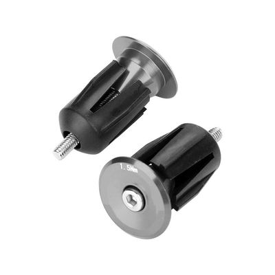 Handlebar End, Aluminum Alloy Bike Handlebar Grip Bar End Plug Parts for Most Bikes Road(1 Pair)()