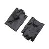 Long Keeper 4-11 Y Kids PU Leather Fingerless Gloves for Boys Girls Outdoor Sports Gloves (Black1) view 4