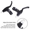 Brake Lever, Aluminum Alloy Brake Handle Lever Set for, Road Bike, Mountain Pair(Black) view 4