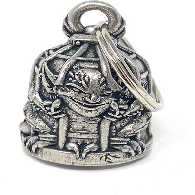 Caged Gremlin Motorcycle Ride Bell for Compatible with Harley-Davidson Kawasaki Honda Triumph Indian Suzuki