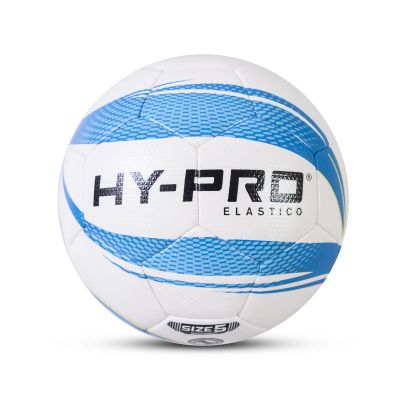 Hy-Pro Elastico Match Football Size 4, Blue and neon Yellow