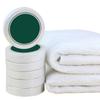 Reusable Compressed Towels Tablets - Cotton Compressed Towels White - 12 Pack view 1