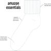 Amazon Essentials Girls' Ankle Socks, Cotton Blend Uniform Turn Cuff, 9 Pairs, White, Medium (4-8 Years) view 2