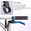 Brake Levers, Universal Aluminium Mountain Bike Cycling Brake Level Handles Lever Set for Road Bike, Mountain Bike and More(1 Pair)(Blue) view 3