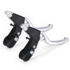 Dioche Brake Levers, Aluminium Mountain Cycling Brake Level Handles Lever Set(1 Pair)(Silver) view 1