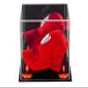 Better Display Cases Acrylic Baseball Cap Display Case with Mirror and Orange Risers (A006-OR) view 3