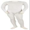 Styllion -100% Polyester Thermal Underwear for Men (Medium, White) view 1