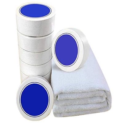 Reusable Compressed Towels Tablets - Cotton Compressed Towels White - 12 Pack
