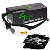 Spits Eyewear Hunting Top Focal OR Bottom Bifocal Shooting Safety Glasses, Black Frame, Various Lens Options (Smoke Lenses, 1.25 Top Focal) view 1