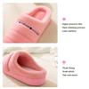 Winter Cotton Slippers, Women with Half A Pack of Home Interior Floor Slippers - Warm Non-Slip Heavy-Bottomed Non-Slip view 3