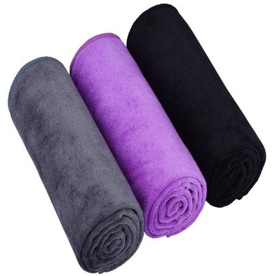 HOPESHIN Gyms Yoga Towels - Absorbent Microfiber Workout Towels for Men & Women, Soft, Fast Drying 3 Pack, 16x32 Inch