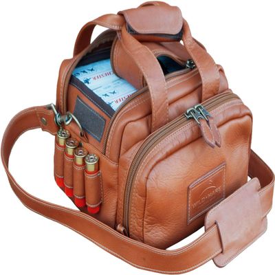 Wild Hare Shooting Gear Leather 6 Box Carrier (Dusk (Tan))