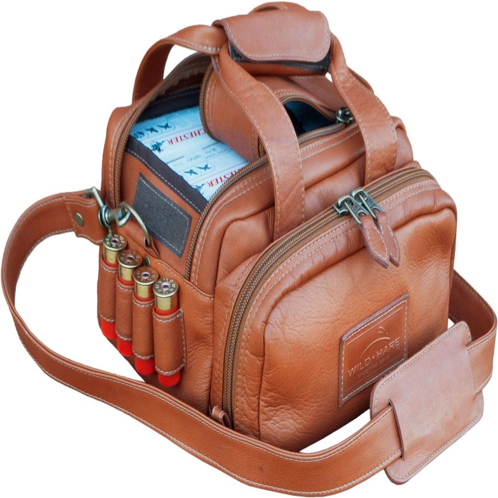 Wild Hare Shooting Gear Leather 6 Box Carrier (Dusk (Tan))