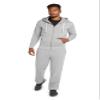 9 Crowns Men's Mid-Weight Fleece Modern Fit Sweat Suit Hoodie Set-Ash-Small view 2
