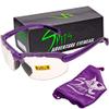 Spits Eyewear C2 Bottom Magnifying Hunting Shooting Bifocal Safety Sunglasses, in Purple Frame view 1