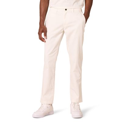 Amazon Essentials Men's Athletic-Fit Chino Pants, White, 32W x 34L
