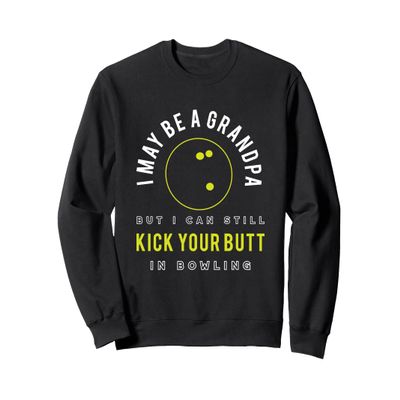 Funny Mens Bowling Humor, Grandpa Bowler Sweatshirt