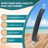 2 Pcs Luggage Handle Replacement  Durable Suitcase Handle Replacement with Screws, Fits Holes 8.9" Apart, Overall Length 9.56", One Size for Suitcases, Bags, Briefcases  Easy for Luggage Repairs view 3