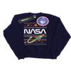 Absolute Cult NASA Men's Fair Isle Sweatshirt Navy Blue Large view 2