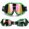 Excite Bike Cycling Goggles Motorcross Motorcycle Safety Glasses for Women Men Youth Shatterproof Anti-UV Dustproof Sponge Padded Dirtbike Racing Snowboard Ski Goggle Green Black-Clear Lens KG10 view 2