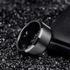 10mm Wide Mens Tungsten Ring Wedding Band Black Beveled Edge Brushed Comfort Fit Size 8.5 view 4