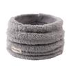 JANGANNSA Fleece Boys Girls Scarf Warm Winter Autumn Kids Collar Scarf Neck Warmer Children Scarf 1-6Y (Gray) view 1