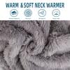 JANGANNSA Fleece Boys Girls Scarf Warm Winter Autumn Kids Collar Scarf Neck Warmer Children Scarf 1-6Y (Gray) view 2