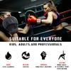 Xnature Curved Boxing MMA Punching Mitts Boxing Pads Hook & Jab Pads MMA Target Focus Punching Mitts Thai Strike Kick Shield a Pair (Dark Green) view 4