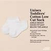 Amazon Essentials Unisex Kids' Cotton Low Cut Cushioned Socks for Boys Girls Toddlers, 14 Pairs, White/Grey, Small (2-4 Years) view 2