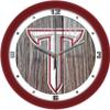 SunTime Troy Trojans - Weathered Wood Wall Clock view 1
