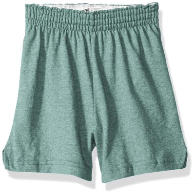 Soffe Big Girl's Authentic Low-Rise Shorts, Filtered Turquoise Heather, Large