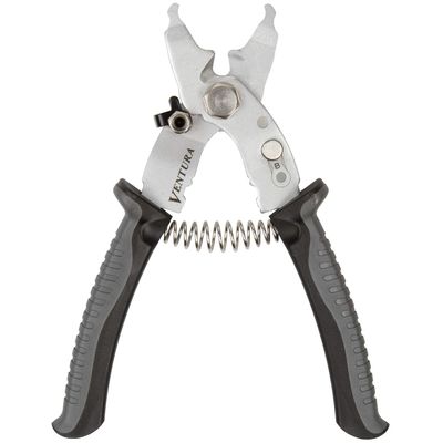 Ventura Unisex - Adult Multitool 8-in-1 Bicycle Multifunctional Pliers, Silver/Grey
