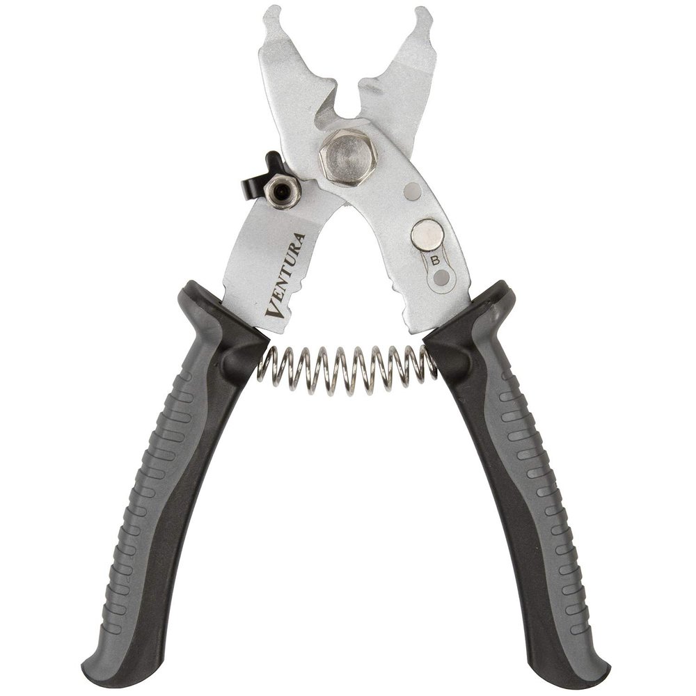 Ventura Unisex - Adult Multitool 8-in-1 Bicycle Multifunctional Pliers, Silver/Grey