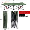 REDCAMP Oversized Camping cots for Adults 500lbs,33'' Extra Wide Tall Sleeping Cots Heavy Duty, XL Cots Portable for Outdoor Indoor Office, Green view 3