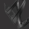 Elite Prism Left Bottle Cage  Carbon Matte, Black Graphic  Ultra-Lightweight, Secure, Durable view 2