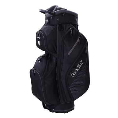 Ram Golf Lightweight Cart Bag with 14 Way Dividers Top Black/Grey