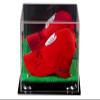 Better Display Cases Acrylic Baseball Cap Display Case with Mirror, Wall Mount, Silver Risers and Turf Base (A006-SR) view 2