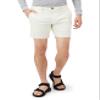 Amazon Essentials Men's Slim-Fit 7" Lightweight Comfort Stretch Oxford Shorts, Cream, 28 view 1