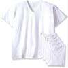 Fruit of the Loom Men's Stay Tucked Cotton V Neck T-Shirt - 6 Pack, 6V26VTG, White, S view 1