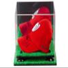 Better Display Cases Acrylic Baseball Cap Display Case with Mirror, Black Risers and Turf Base (A006-BR) view 3