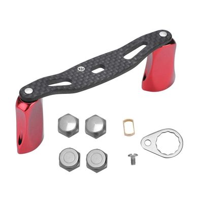 Fishing Reel Handle Replacement, Fishing Baitcast Reel Handle Rocker Replacement Baitcasting Tool for D/S (Red)