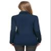 LE VONFORT Women Fleece Turtleneck Shirts Slim Fit Long Sleeve Lightweight Pullover Sweaters Sapphire X-Large view 4