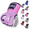 DEFY Padded Inner Gloves Quick 75cm Long Strap  Inner Boxing Gloves Gel Padded Knuckle Protection  Elasticated Boxing Hand Wraps for MMA Muay Thai Kickboxing Martial Arts Pair (Pink, X-Large) view 1