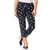 Charter CIub Newport Print Slim Leg Cropped Pants Intrepid Blue Combo 16 view 1