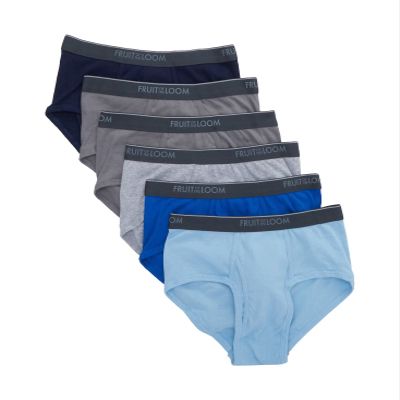 Fruit of the Loom Mens Classic Briefs, Multi 6pk, Large